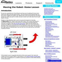 ArcBotics - Moving the Robot