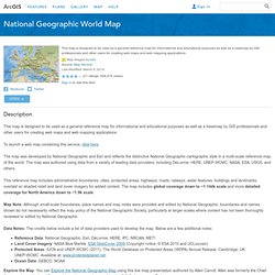 National Geographic World Map