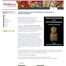 World Archaeology at the Pitt Rivers Museum: a characterization