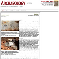 Magazine - A Chauvet Primer - Archaeology Magazine Archive