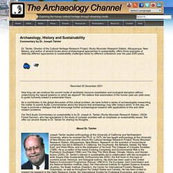 Audio Commentary - Guest: Dr. Joseph A. Tainter