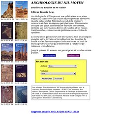 Archéologie du Nil Moyen