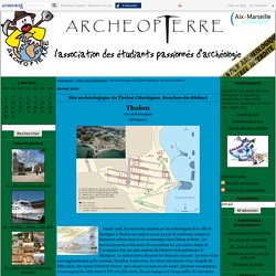 Site archéologique de Tholon (Martigues, Bouches-du-Rhône) - Archeopterre