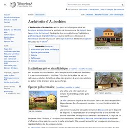 Archéosite d'Aubechies