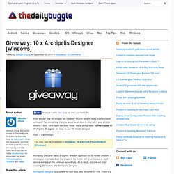 Giveaway: 10 x Archipelis Designer [Windows]