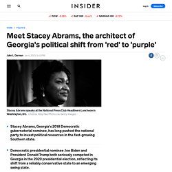 Meet Stacey Abrams, the architect of Georgia's political sea change