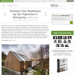Architect Visit: Boathouse by Tyin Tegnestue in Norway
