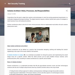 Roles, Processes, And Responsibilities