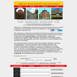 Architecture Design Architectural Images Drawings History and More - ArchitectureWeek Great Buildings