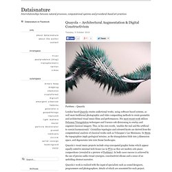 Quayola – Architectural Augmentation & Digital Constructivism