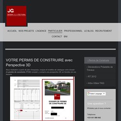 JG Dessin Architectural - PERMIS DE CONSTRUIRE
