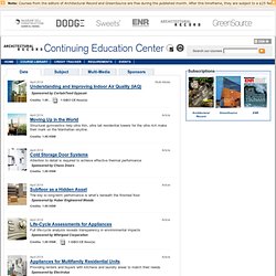 McGraw-Hill Construction - Continuing Education Center