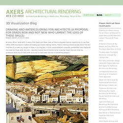 Architectural Rendering Blog - Architectural Rendering and Architectural Illustration in Watercolor, Pencil and Pen and Ink
