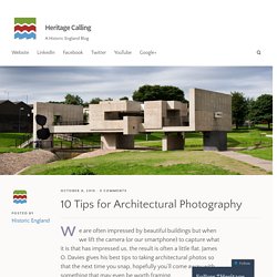 10 Tips for Architectural Photography