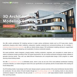 3D Architectural Modeling Services