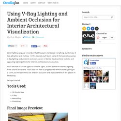 Uso de V-Ray Iluminación y Oclusión Ambiental para la Visualización Arquitectónica Interior
