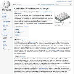 Computer-aided architectural design