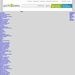 L'Architecture d'Aujourd'hui, n° 377 - Revue d'architecture - Archilivres librairie d'architecture