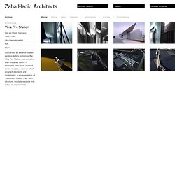 Zaha Hadid Architects » Vitra Fire Station