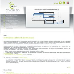 Architecture & bâtiments bioclimatique - FAQ - Concept BIO de pfoui
