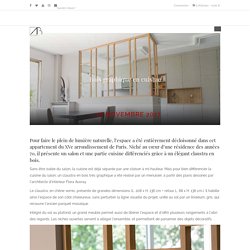 Bois graphique en cuisine – Architecture Bois Magazine – Maisons Bois – Construction – Architecture – Reportages – Suivi de chantier