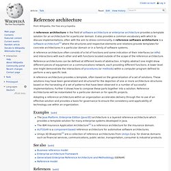 Reference architecture
