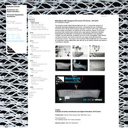 Gramazio & Kohler, Architecture and Digital Fabrication