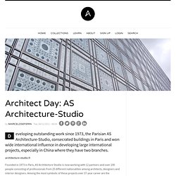 Architect Day: AS Architecture-Studio