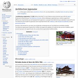 Architecture japonaise