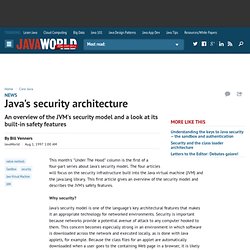 Java's security architecture