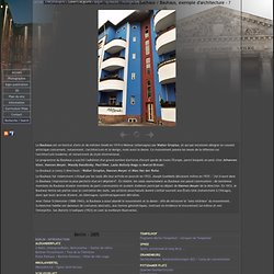 Bauhaus Architektur, Baustil und Architektur des Bauhaus / Bauhaus, exemple d'architecture - ? - Berlin - Allemagne / Deutschland - Carnets de route - Photographie - 00