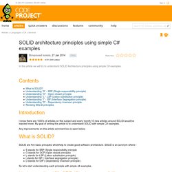 SOLID architecture principles using simple C# examples