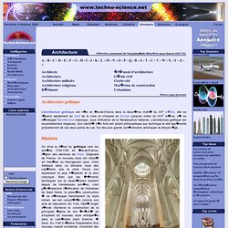 Architecture gothique - Encyclopédie scientifique en ligne