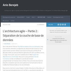 L'architecture agile - Partie 2 : Séparation de la couche de base de données - Anis Berejeb