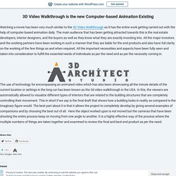3D Video Walkthrough – 3D Architecture Visualization Services