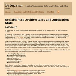 Scalable Web Architectures...