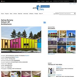 Epinay Nursery School / BP Architectures