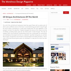 18 Unique Architectures Of The World