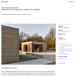 Max Dudler Architekt, Stefan Müller · Twin Projects for Bielefeld. Frankfurt, Germany