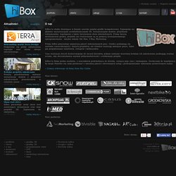 O nas - Studio Graficzne hiBox: wizualizacje 3D, wizualizacje architektoniczne, projektowanie stron internetowych