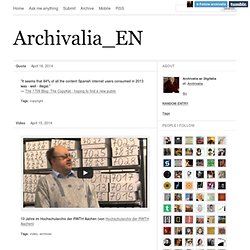 Archivalia_EN