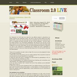 Classroom 2.0 LIVE! - Archive and Resources