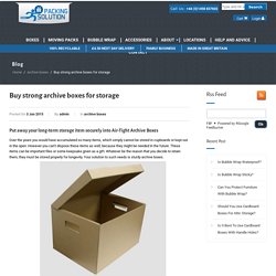 Cardboard Boxes For Moving– Packing Solution