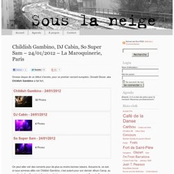 Concert à la Maroquinerie Paris