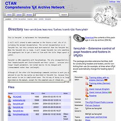 document system Latex preparation