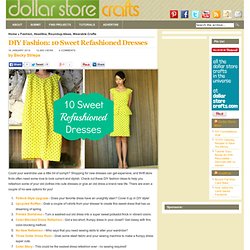 10 Sweet Refashioned Dresses