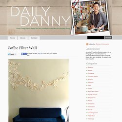 Coffee Filter Wall