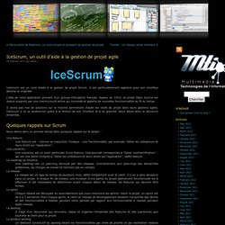 Blog MTI » Archive du blog IceScrum, un outil d’aide à la gestion de projet agile