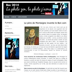 bac philo 2013 » Blog Archive » Le père de Montaigne invente le Bon coin