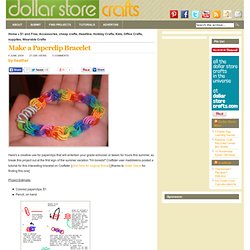 Make a Paperclip Bracelet